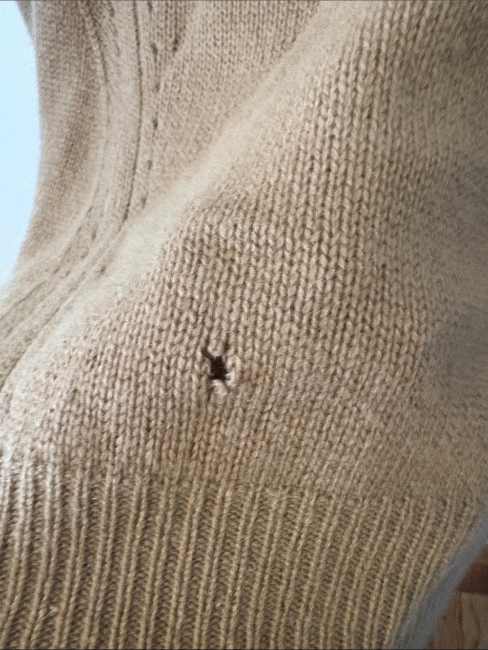 Read description-Burberry Women’s Beige Crewneck Knit Sweater - Picture 8 of 11